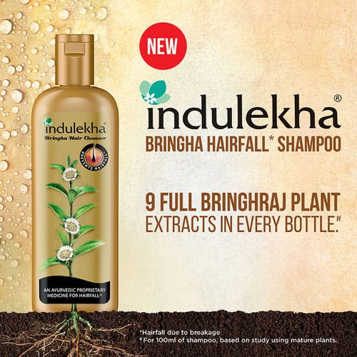 Indulekha Bringha Hair Anti-Hairfall Shampoo: Buy Indulekha Bringha Hair  Anti-Hairfall Shampoo Online at Best Price in India | Nykaa