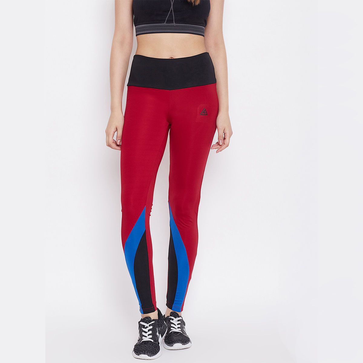 Buy Tara Free-size Women Leggings pack of 3 in RED BLACK & WHITE Color at  Amazon.in