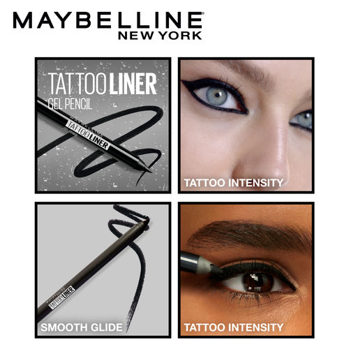 Maybelline New York Tattoo Studio Gel Eyeliner Pencil Deep Teal Buy Maybelline New York Tattoo Studio Gel Eyeliner Pencil Deep Teal Online At Best Price In India Nykaa