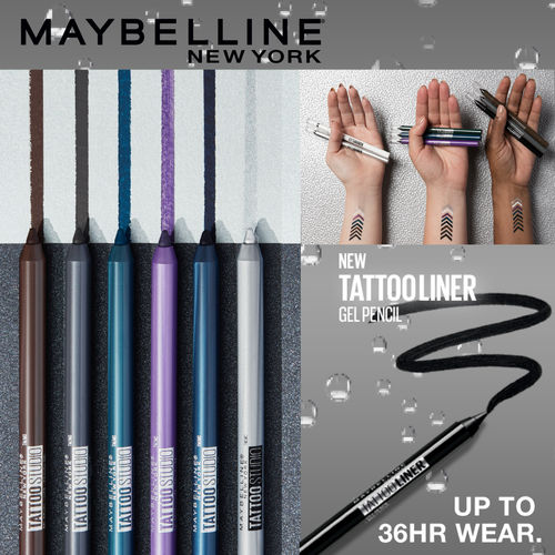 Maybelline New York Tattoo Studio Gel Eyeliner Pencil Deep Teal Buy Maybelline New York Tattoo Studio Gel Eyeliner Pencil Deep Teal Online At Best Price In India Nykaa