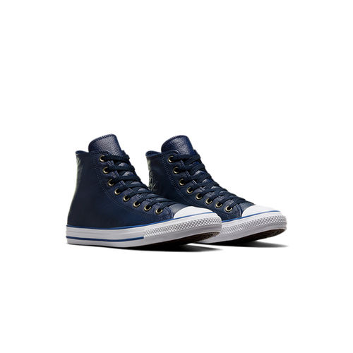 Buy Converse Mens Chuck Taylor All Star Leather Navy Blue High Top 