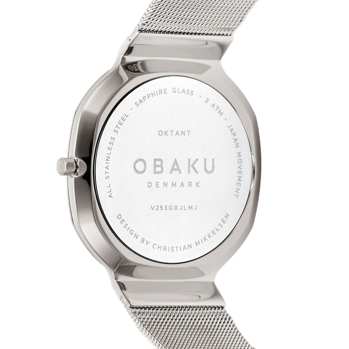 Obaku Linje Bahama - Black Dial IP Blue Steel Gents Watch V292GXVLSL main image 0