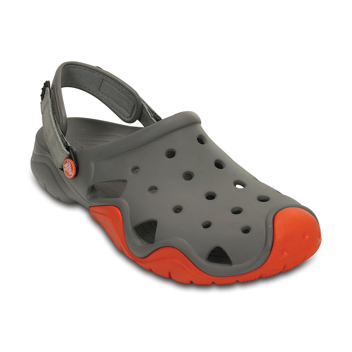 men's tangerine crocs