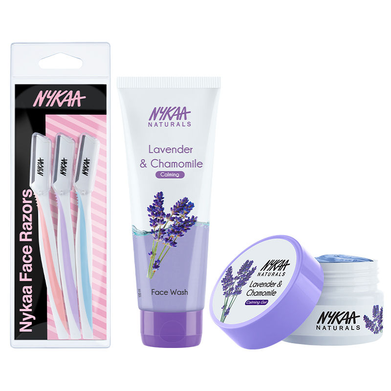 Nykaa Naturals Face Razor + Nykaa Hydrating Gel + Face Wash Buy Nykaa