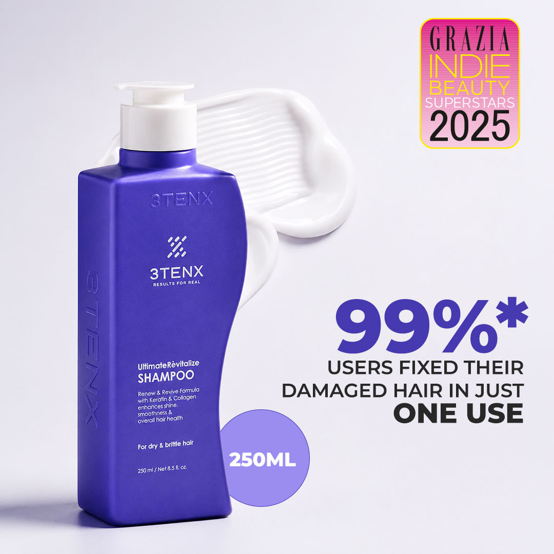 Buy 3TENX UltimateRevitalize Keratin Shampoo for Damaged & Frizzy
