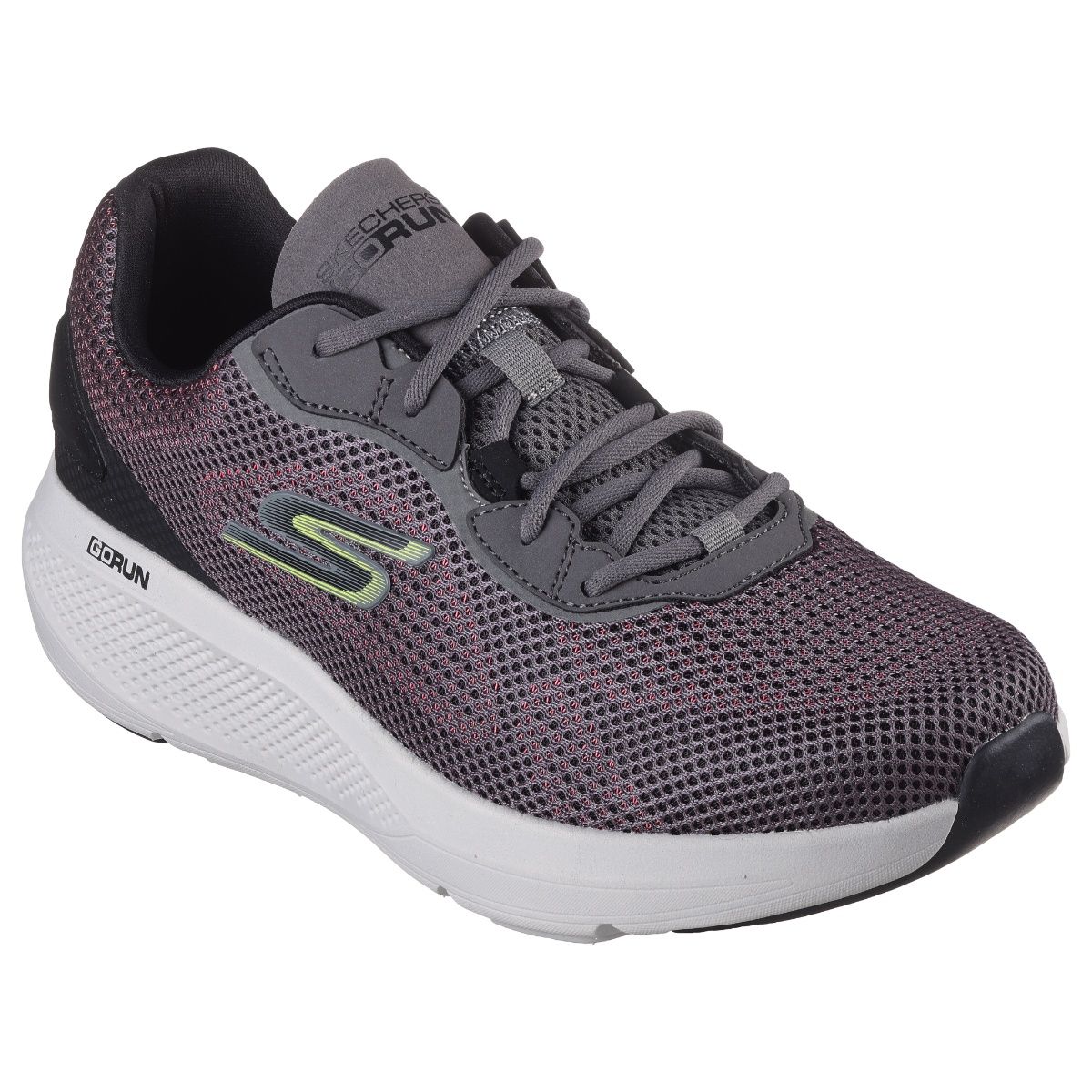 Skechers charcoal best sale running shoes