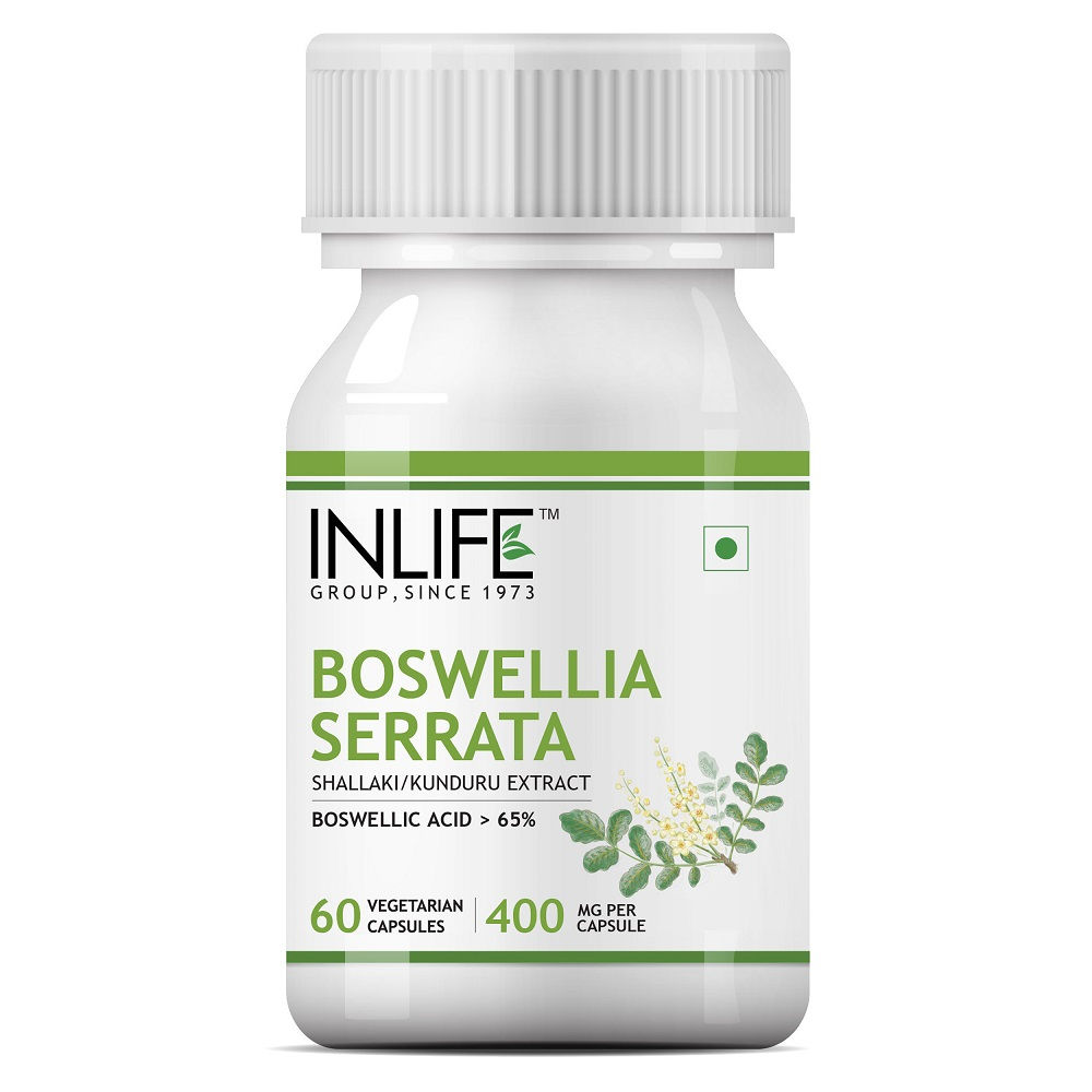 INLIFE Boswellia Serrata Extract (Boswellic Acids > 65%) 400mg 60 Capsules