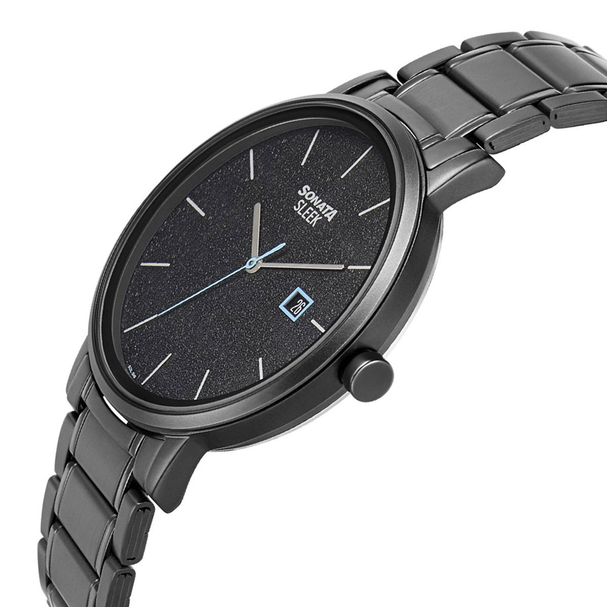 Buy Sonata Sleek Analog Black Men's Watch In Bahrain | Watches | Halabh