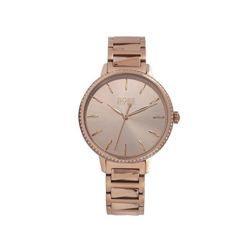 Hugo Boss Watches Signature Chronograph Analog Rose Gold Dial Women's Watch  -1502540