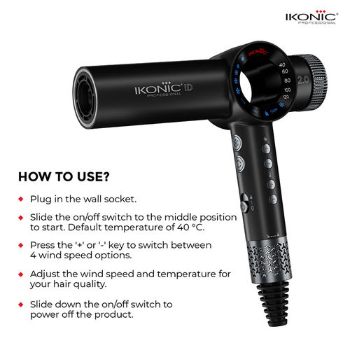 Ubuy Ion Magnesium Pro Blow Dryer Buy Ikonic Professional Hair