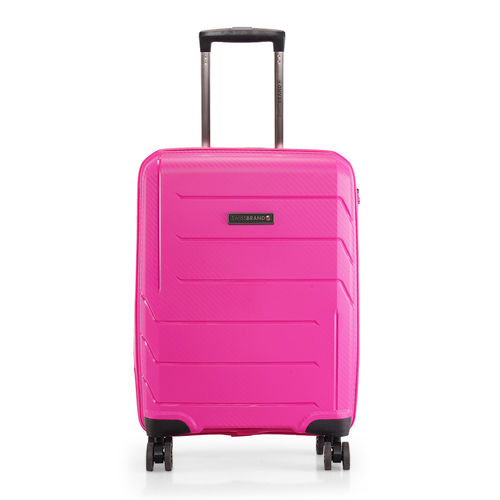 Buy Swiss Brand Matterhorn Range Rose Pink Hard Cabin Luggage