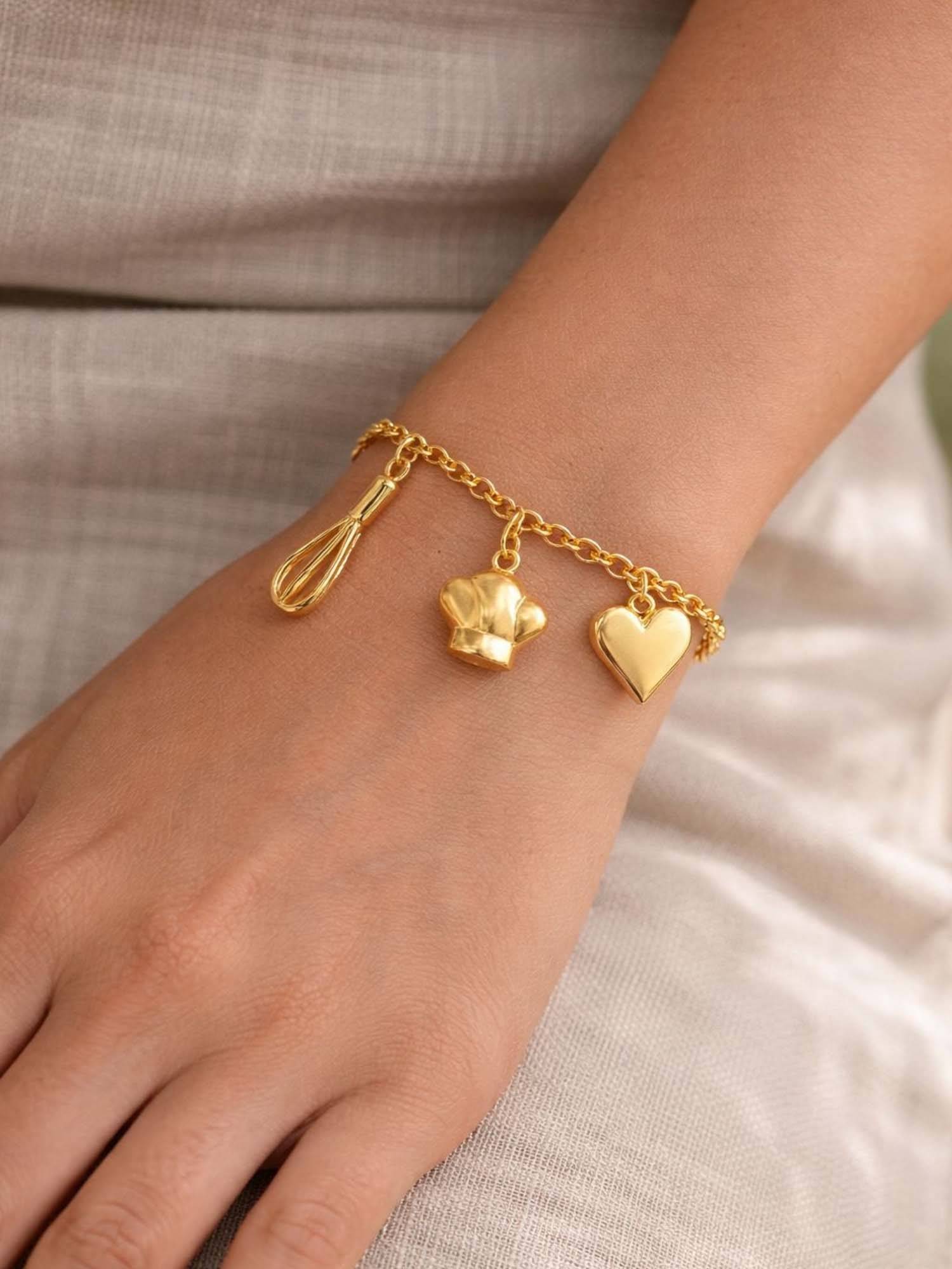 House of Pehr Unisex Gold Brass Bracelet