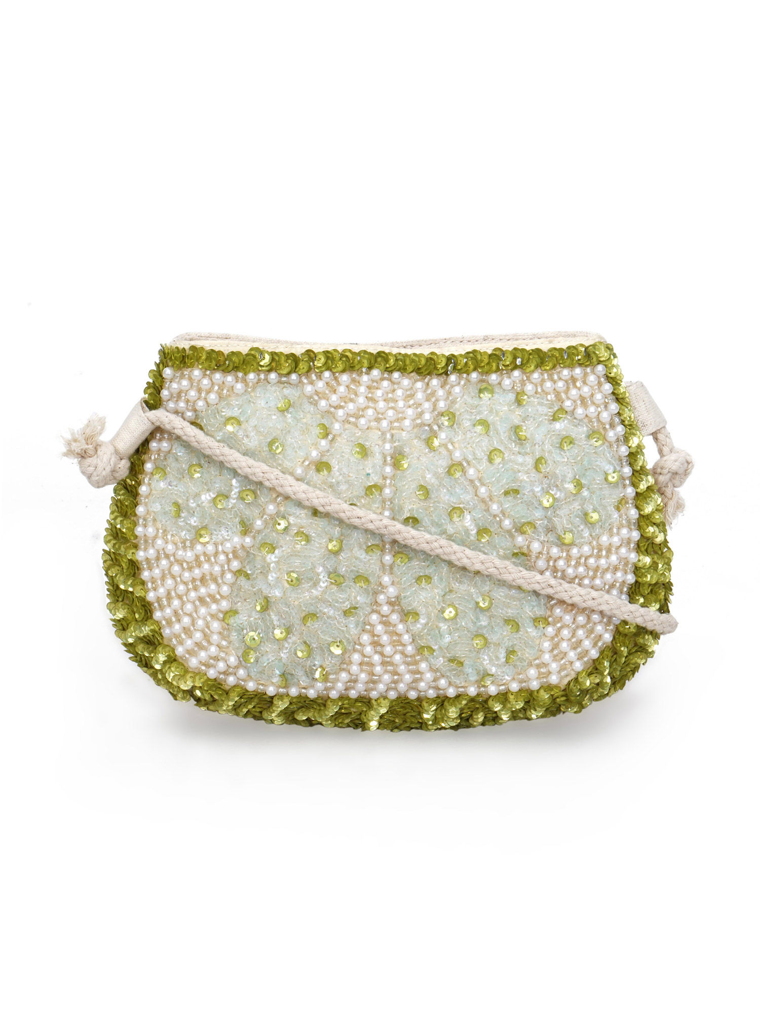 Buy Diwaah Cotton Embellished Kids Bag 