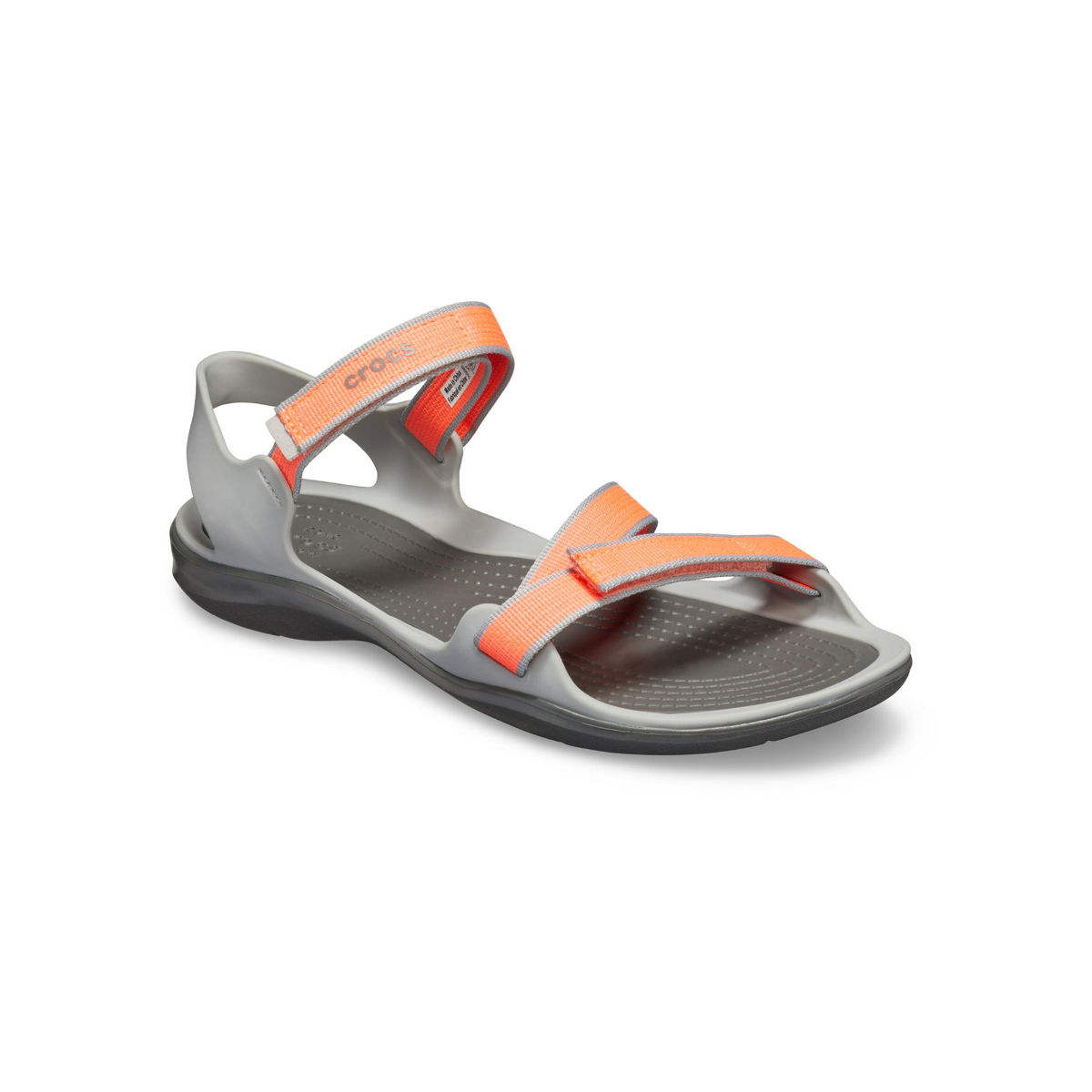 orange croc sandals