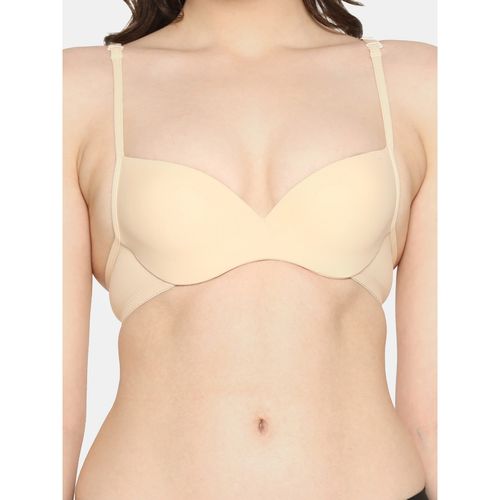 Buy Da Intimo Underwired Demi Cup Bra - Beige Online