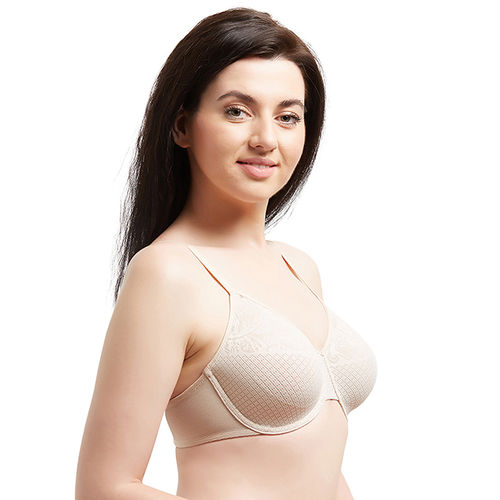 Buy Wacoal Visual Effects Non-Padded Non-Wired Full Coverage Minimiser  Everyday Comfort Bra-Beige(42DD) Online