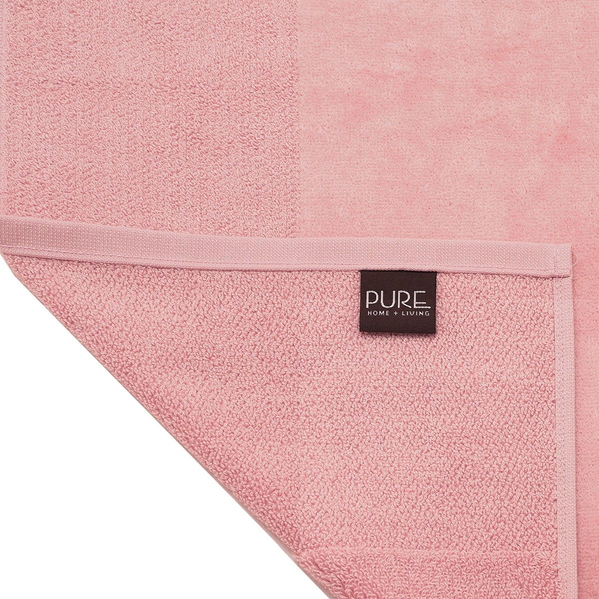 Buy Pure Home + Living Light Pink Cotton Bath Towel Online