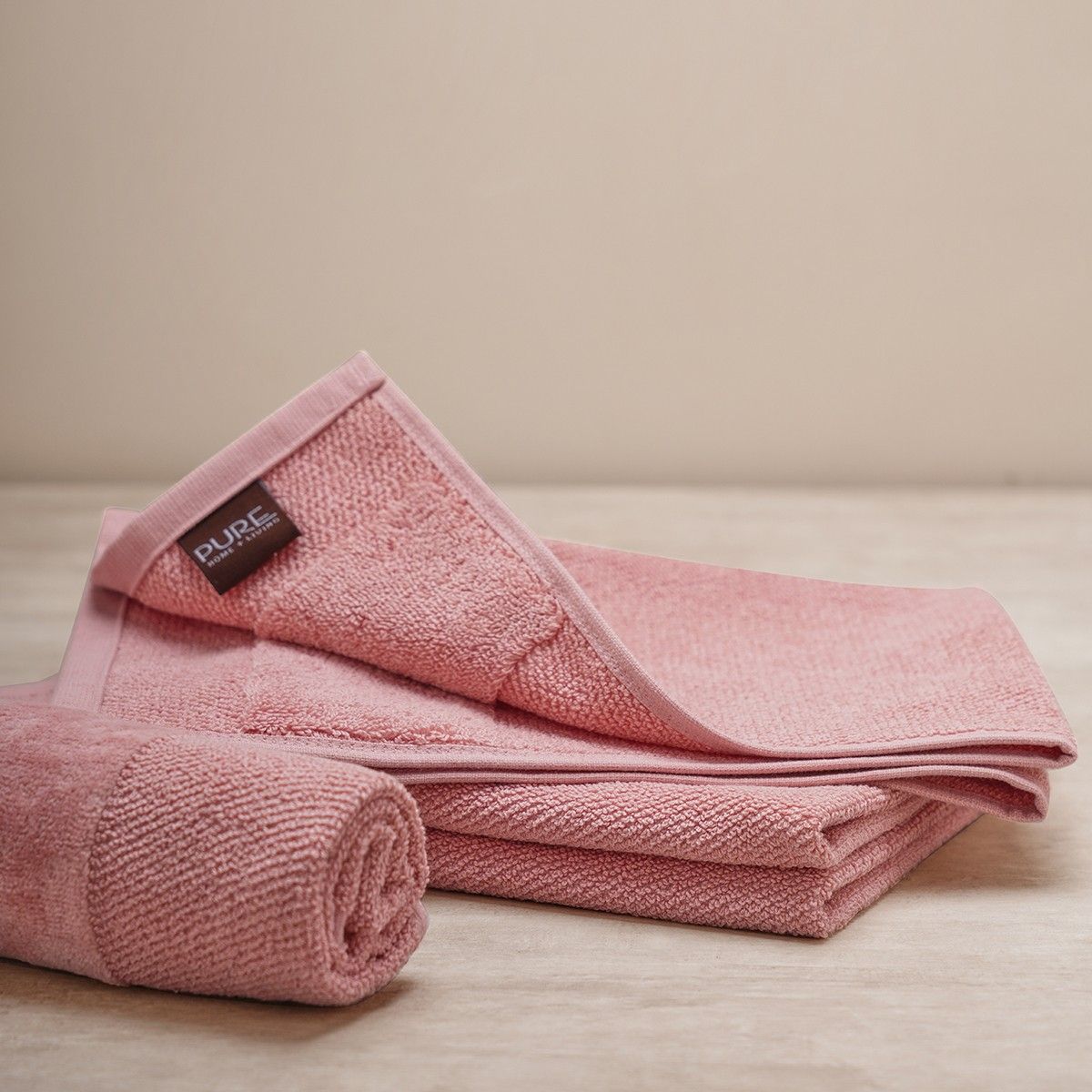 Baby pink hand online towels