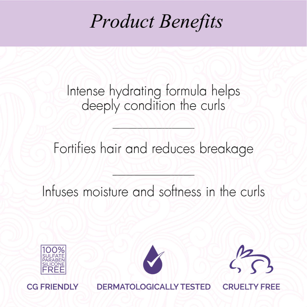 Curl Up Intense Hydrating Hair Mask Deep Conditioner for Curly Hair