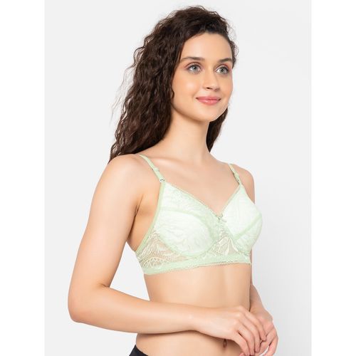 Buy Padded Underwired Full Cup Multiway Bra in Mint Green - Lace Online  India, Best Prices, COD - Clovia - BR1000X11
