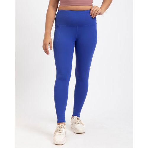 Bliss Club Women Indigo The Ultimate Leggings with 4 pockets and perfect  ankle length (XS)