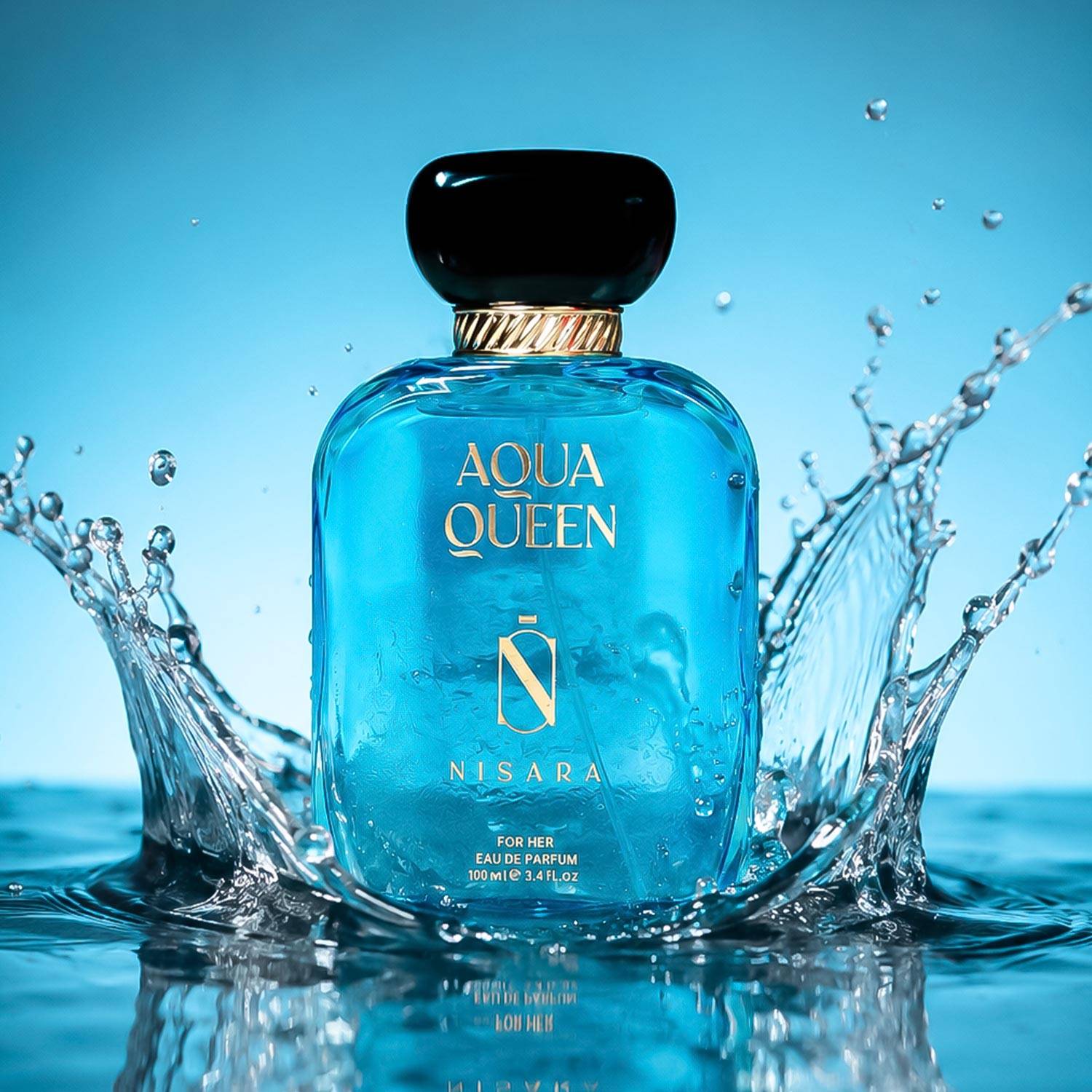 NISARA Aqua Queen-Perfume For Women,Eau De Parfum,Long Lasting Frosty Fresh,Marine & Amber Fragrance