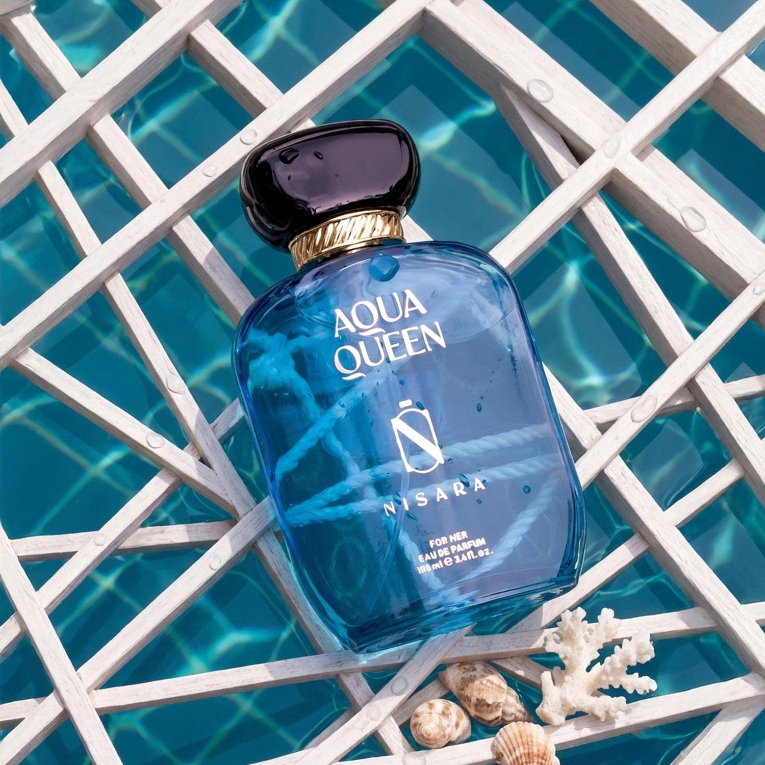 NISARA Aqua Queen-Perfume For Women,Eau De Parfum,Long Lasting Frosty Fresh,Marine & Amber Fragrance - view 6