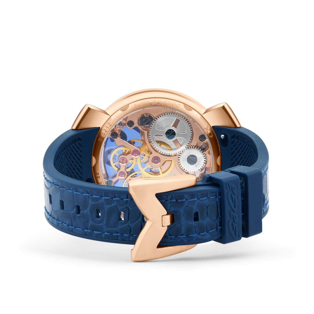 Buy GaGa MILANO Mechanical Movement Blue Dial Swiss Made Watch For