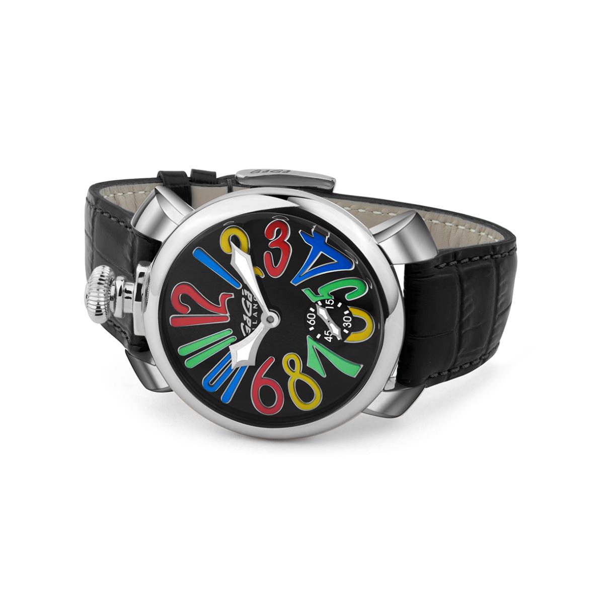 Buy GaGa MILANO Black Dial Mechanical Classic Design Swiss Made