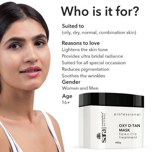 Crème Professionnelle OXY D-TAN Cleanser - Traitement Spécifique 400g - Élimine Bronzage Et Acné