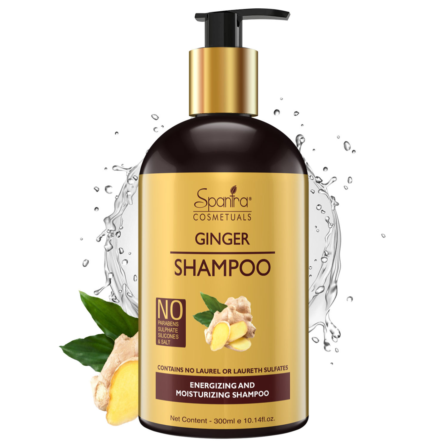 Spantra Ginger Shampoo, Conditioner And Hair Mask (Pack Of 3) Buy Spantra Ginger Shampoo