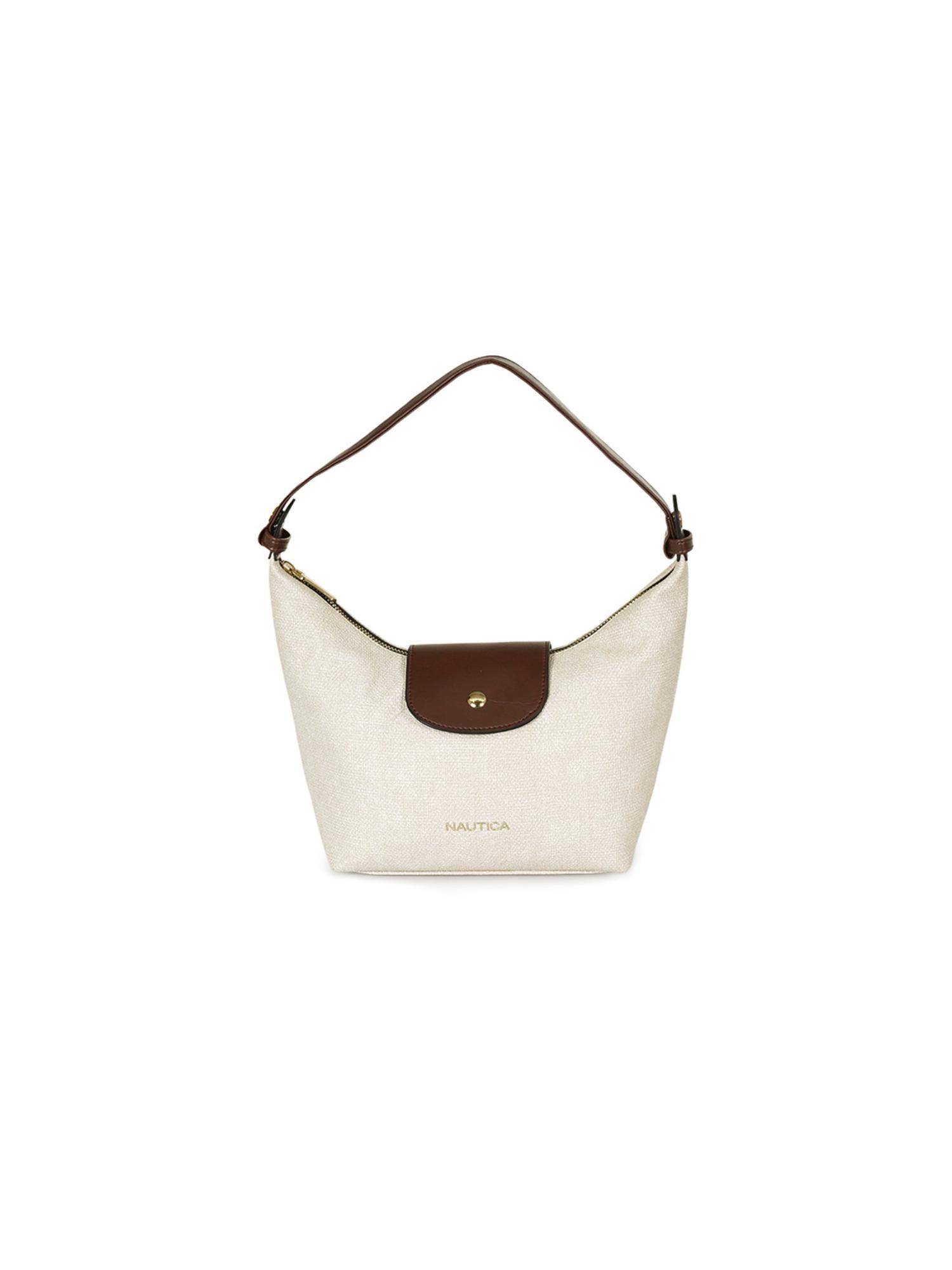 Nautica Premium Women's Mini White Hobo Handbag