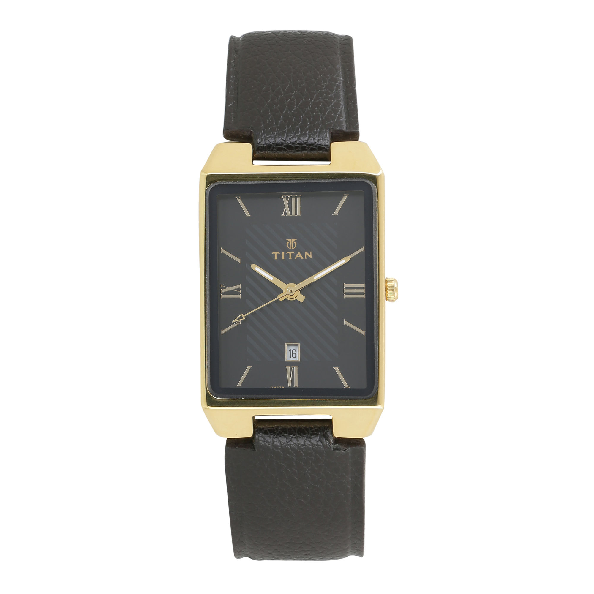 titan black watch mens