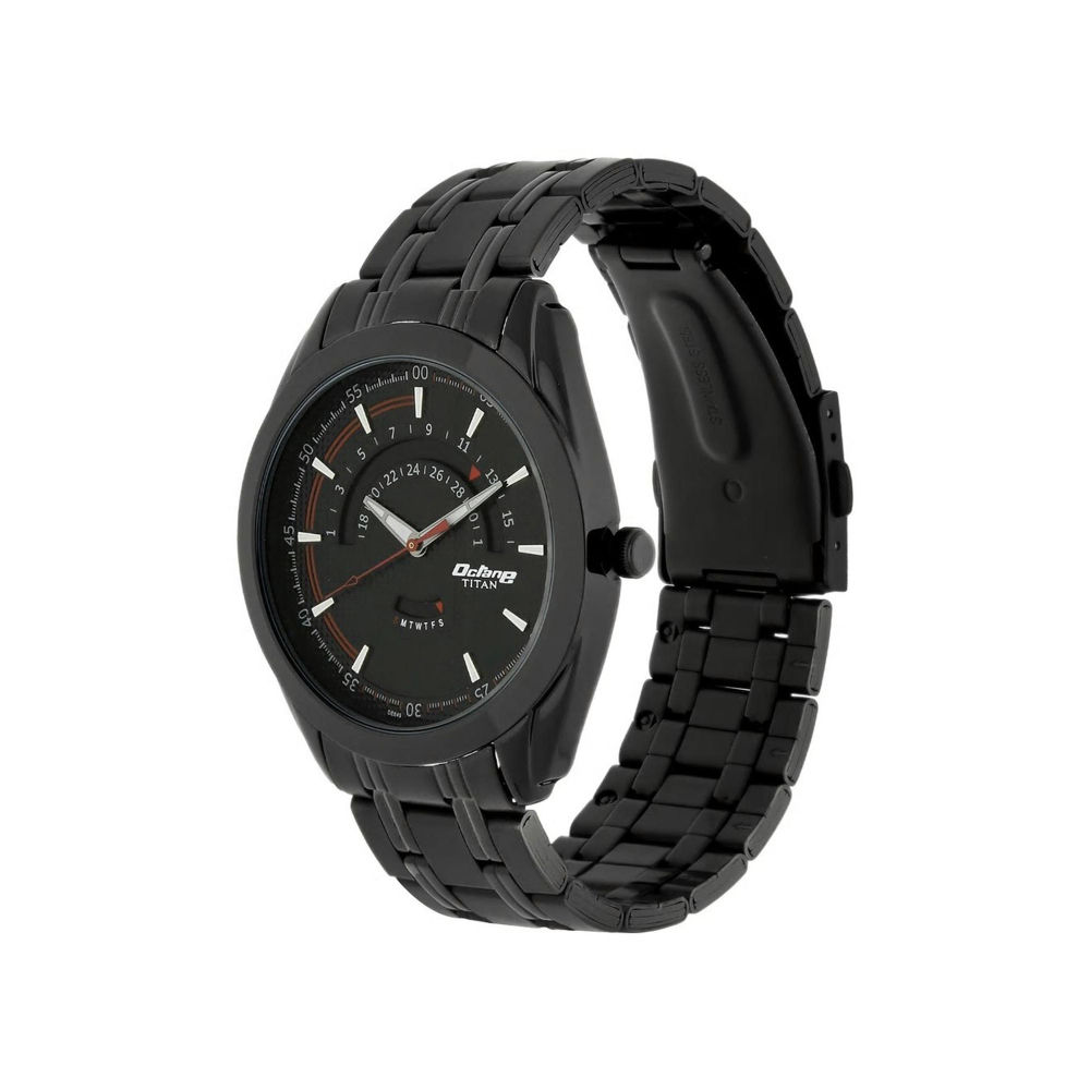 Buy Titan NN1582NM01 Black Dial Analog Watch For Men NN1582NM01 Online