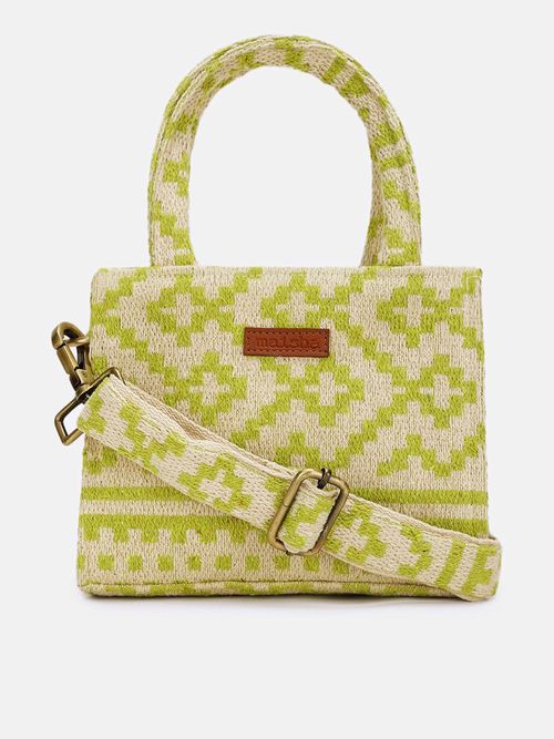 Maisha by Esha Womens Lime Punch Box Bag (Small): Buy Maisha by