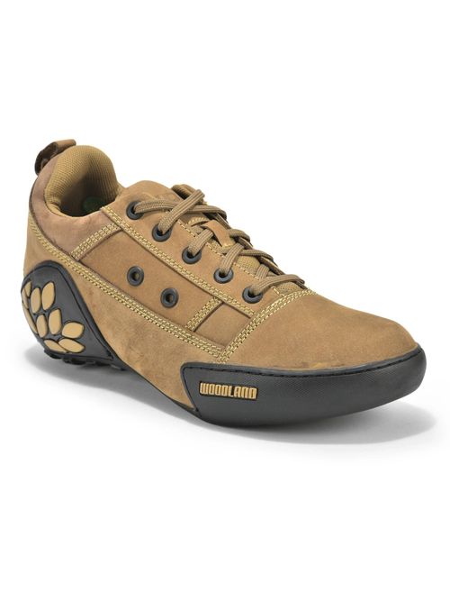 Buy WOODLAND Men Beige Sneakers Online