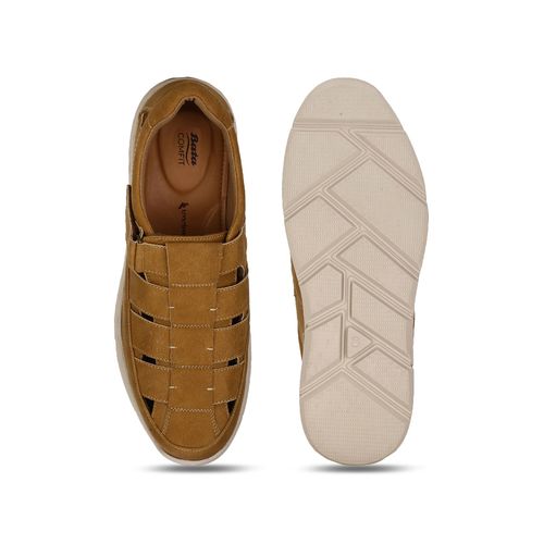 Buy Bata Comfit Tan Sandals For Men Online