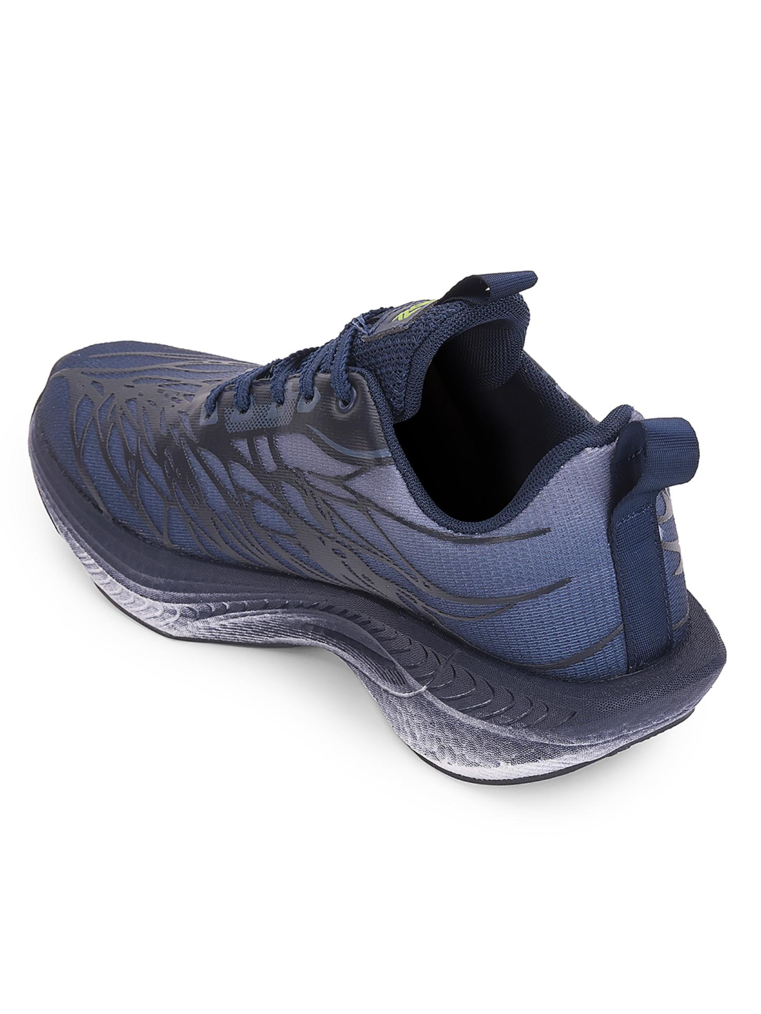 Buy LIBERTY Leap7X Xlm-01 Navy Blue Sports Lace-Up Running Shoes