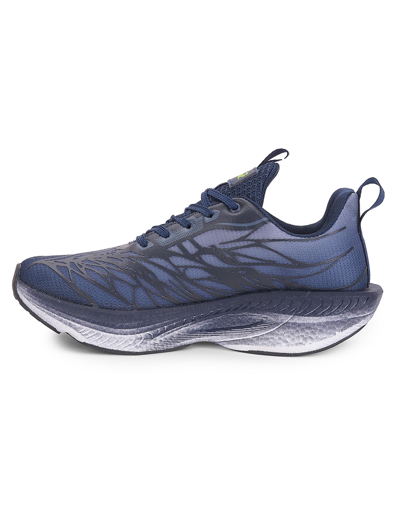 Buy LIBERTY Leap7X Xlm-01 Navy Blue Sports Lace-Up Running Shoes