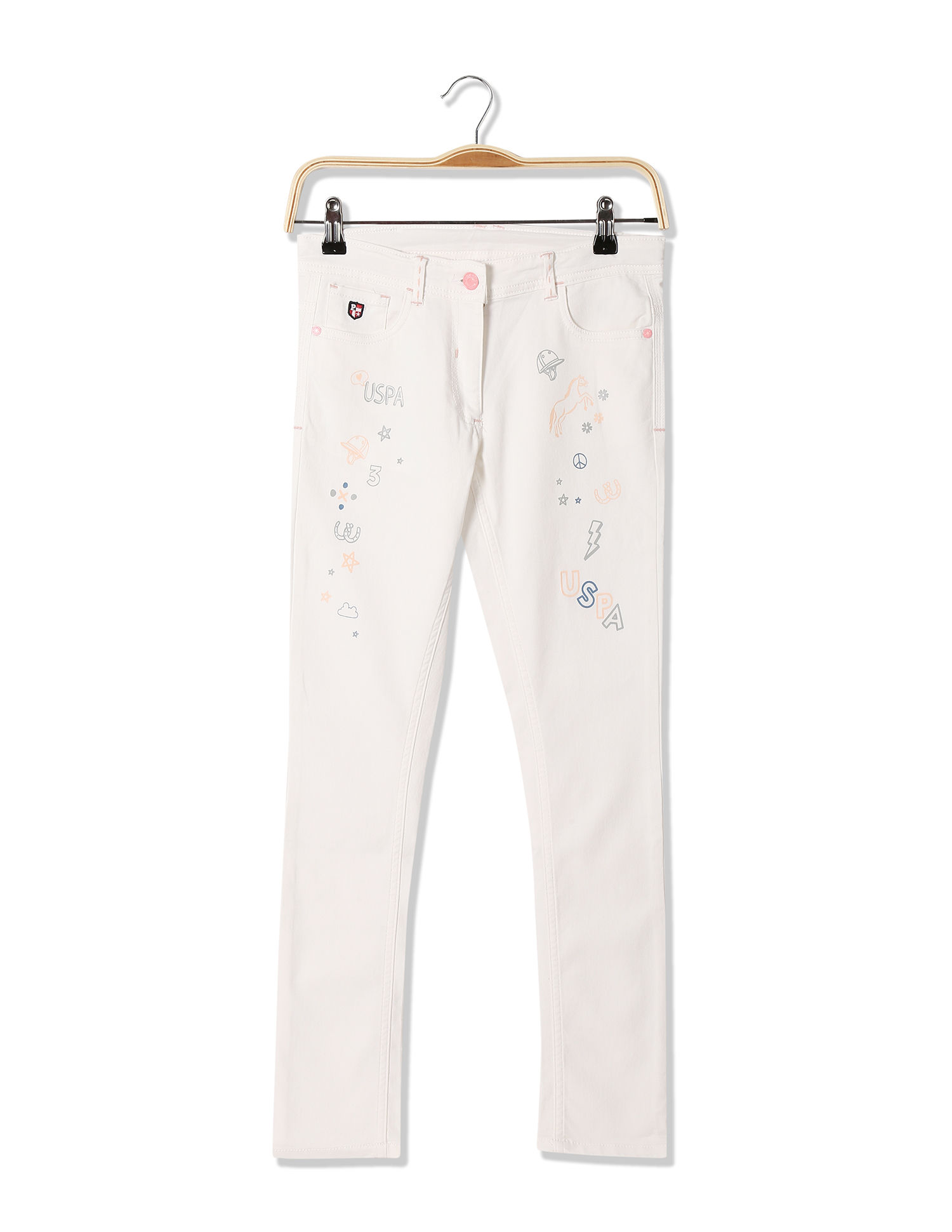 us polo white jeans