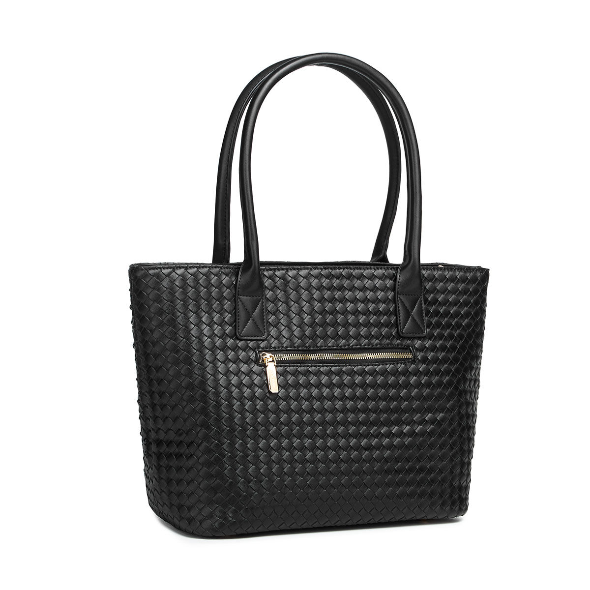 Buy Diana Korr Sugar Plum Emporio Black Tote Bag for Women Online