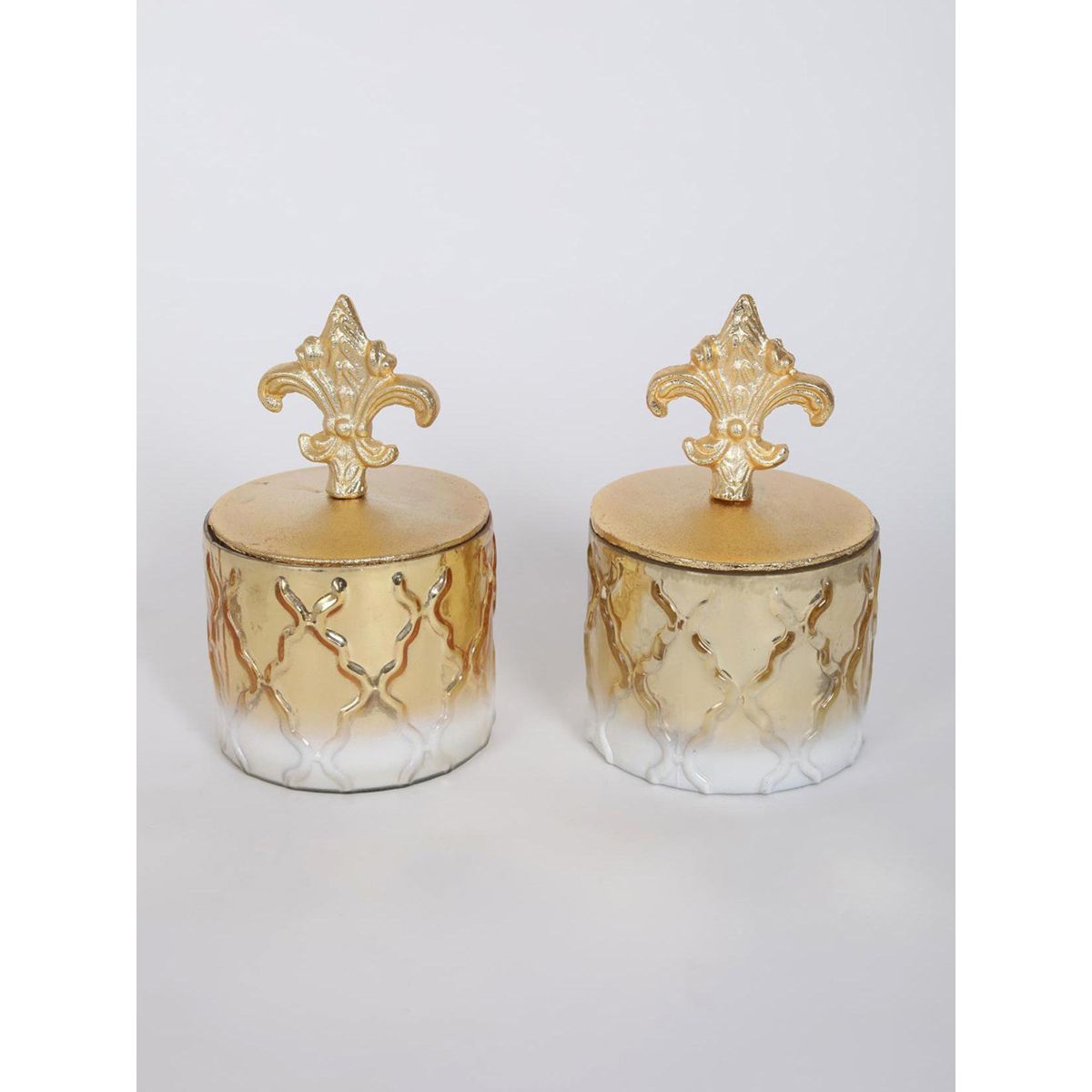 Buy Assemblage Gold Mercury Glass Candle Jar Online