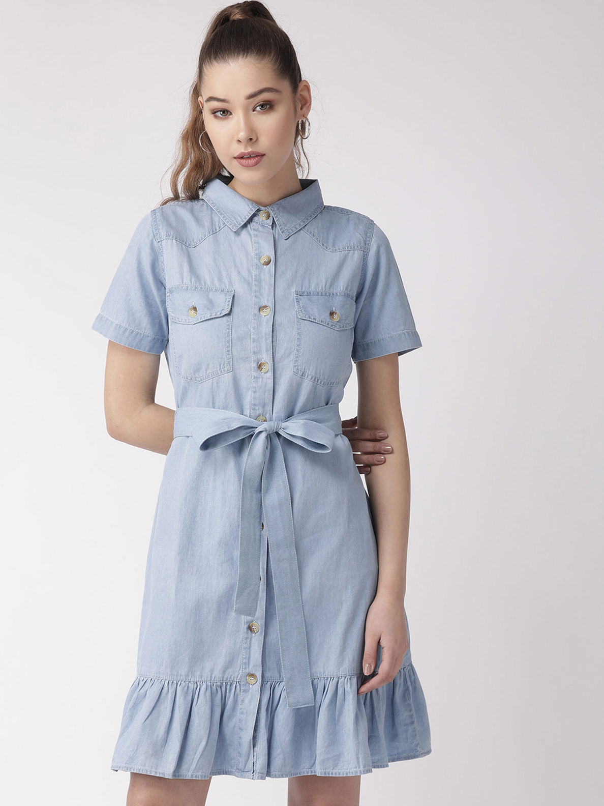 Twenty Dresses By Nykaa Fashion Trendy Temptation Maxi Dress - Blue Reviews  Online | Nykaa