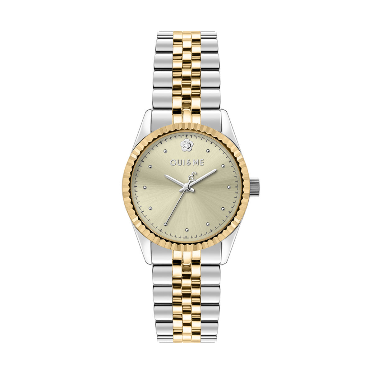OUI&ME Coquette Me010279 Beige Dial Analog Watch For Women