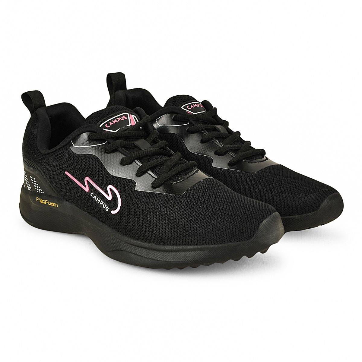 Buy Campus Camp Peanut Black Women Running Shoes Online
