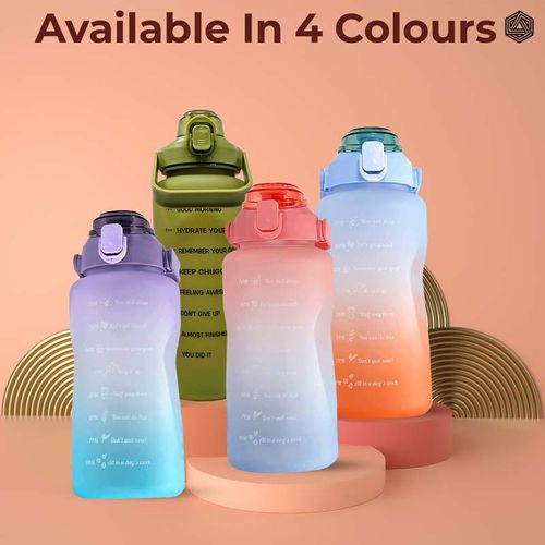Boldfit Gym Gallon Bottle for Men 2 Litre water bottle for Gym Workout  Motivational Sipper Bottle