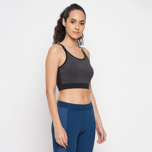 Buy Clovia Medium Impact Padded T-Shirt Sports Bra (XL) online