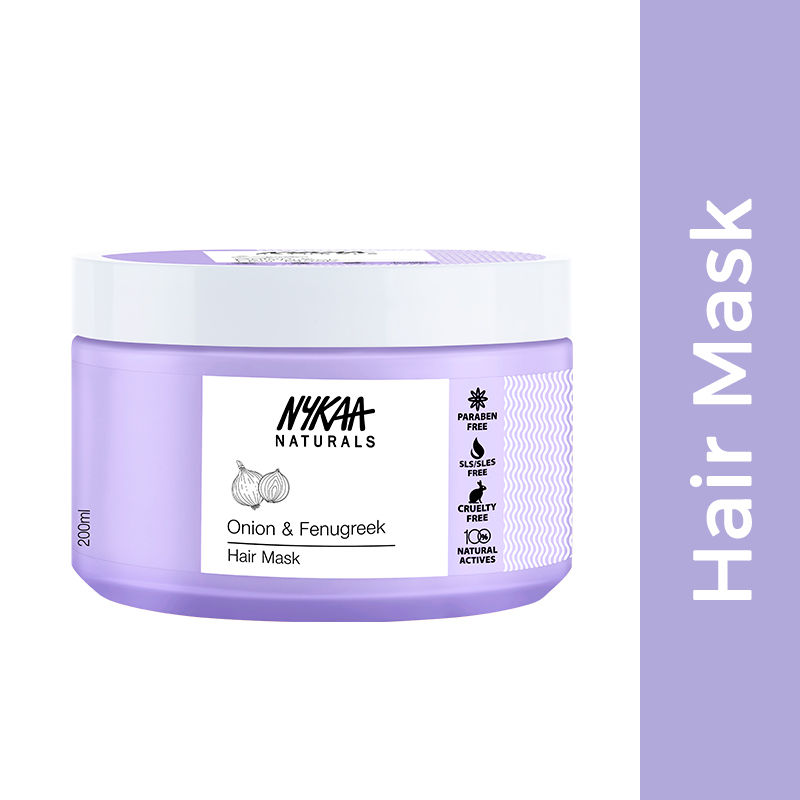 Nykaa Naturals Onion & Fenugreek Hair Growth Paraben and Sulphate Free Hair Mask