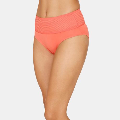 Buy Zivame High Rise Full Coverage Tummy Tucker Hipster Panty -Pack Of 2 -  Assorted Online
