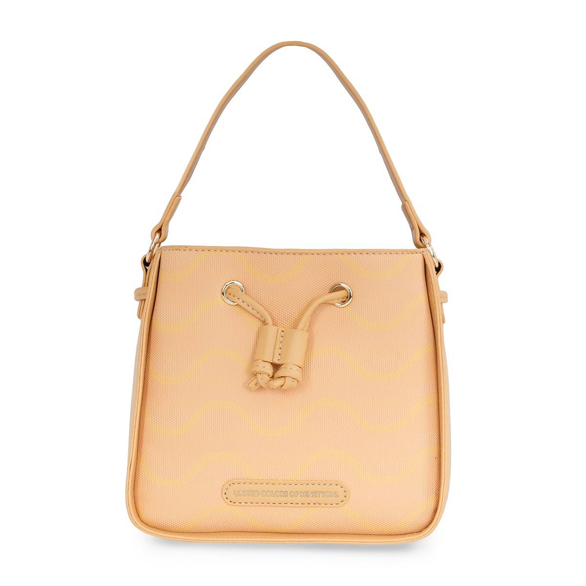 United Colors of Benetton Jaime Women Drawstring Handbag Beige